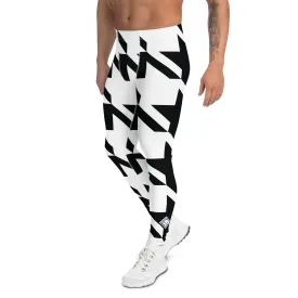 Men's Athletic Leggings - Houndstooth 001