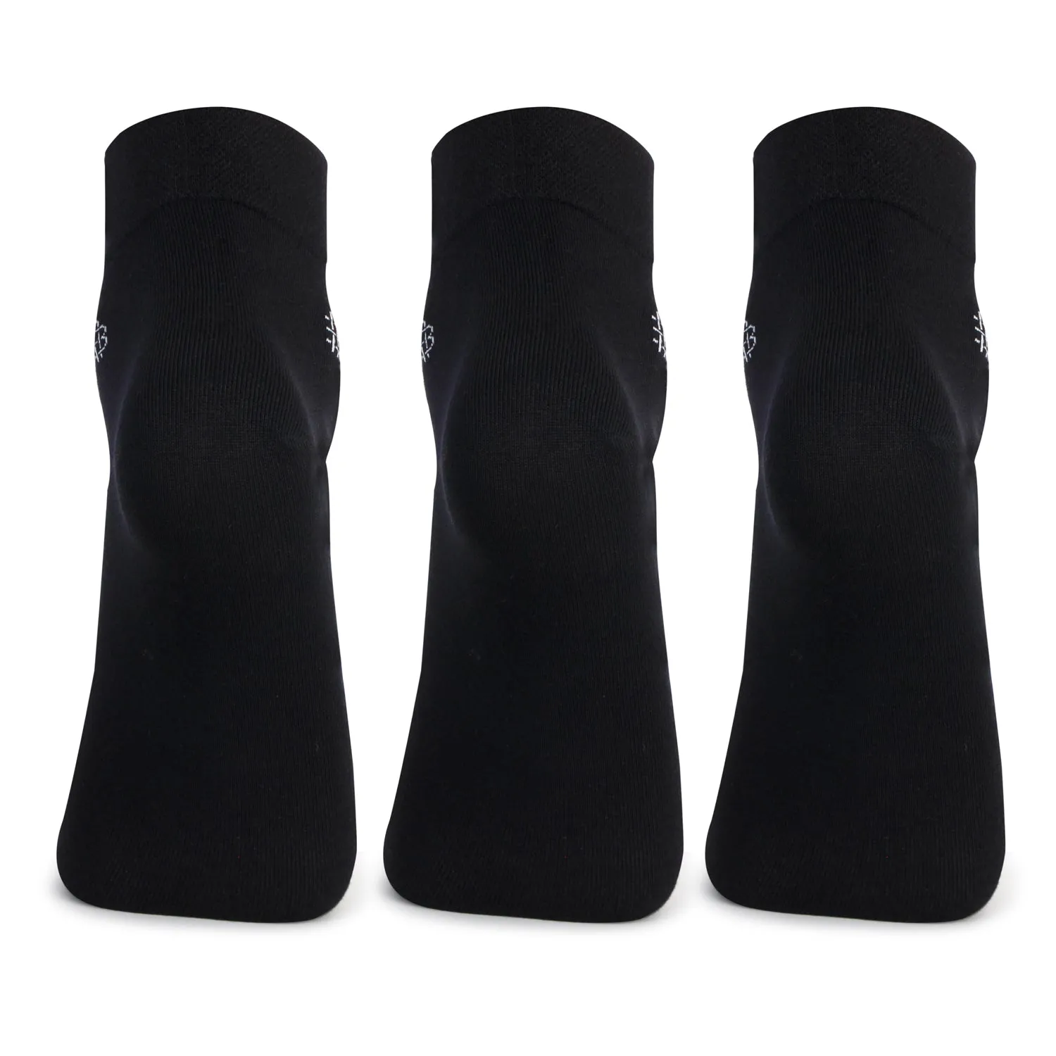 Men's Bamboo Ankle Dress Socks | Black - Pack of 3