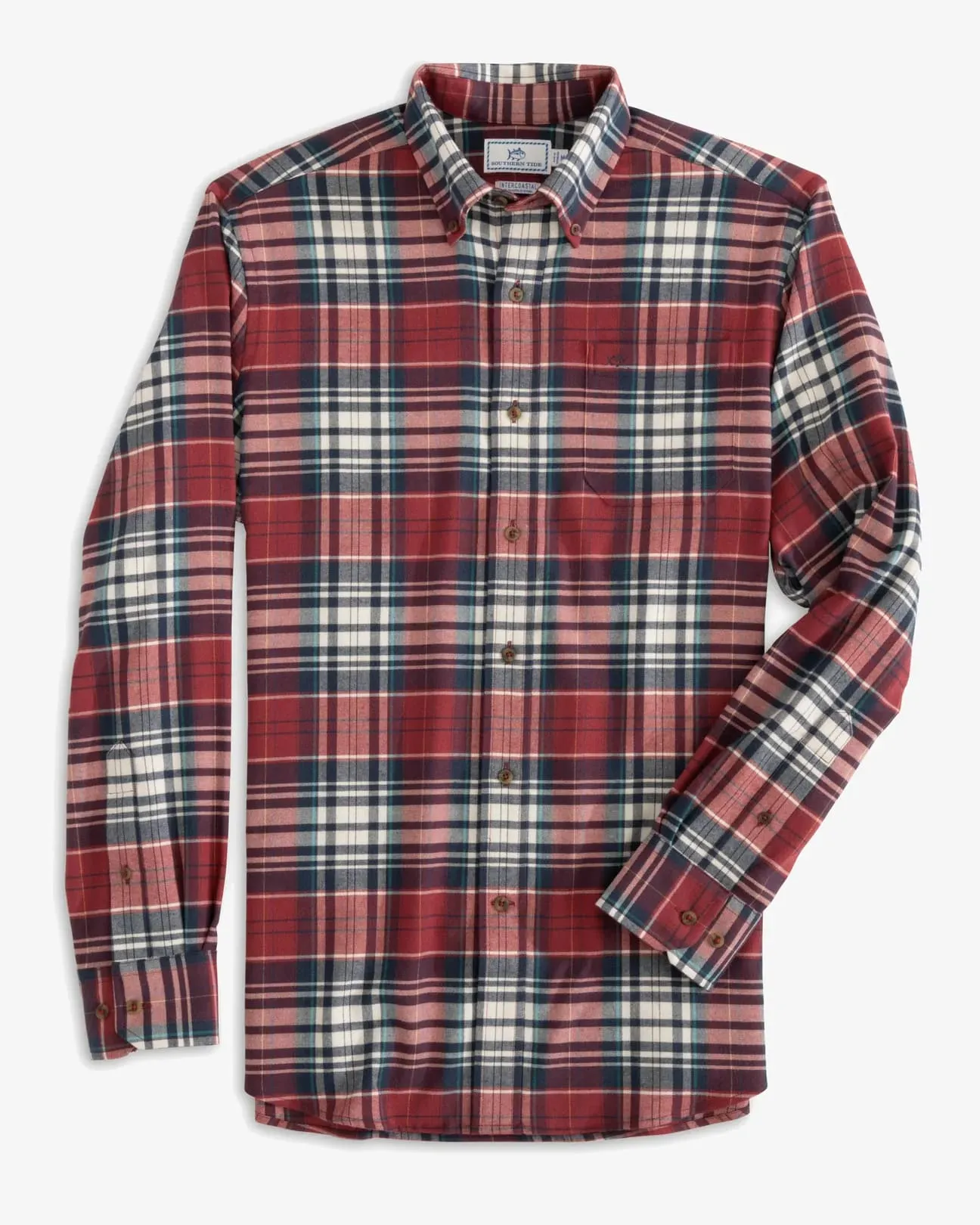 Men's Glades Plaid Flannel Intercoastal Sport Shirt