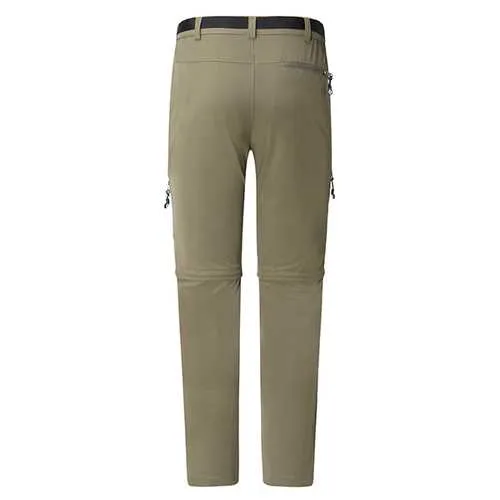 Mens Outdoor Elastic Detachable Water Repellent Sport Pants