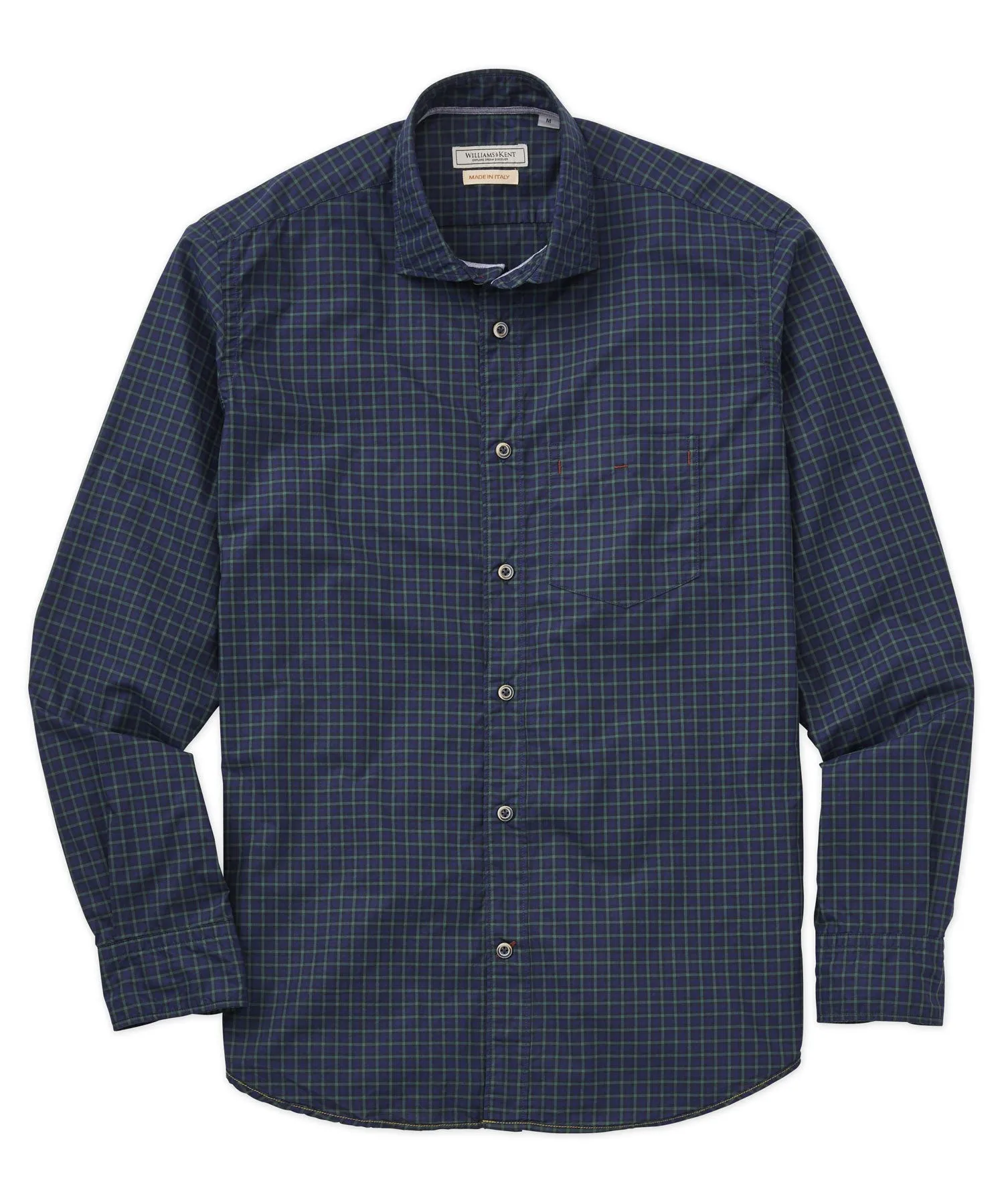 Mini Box Check Long Sleeve Sport Shirt