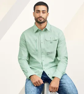 Modern Fit Long Sleeve Sport Shirt