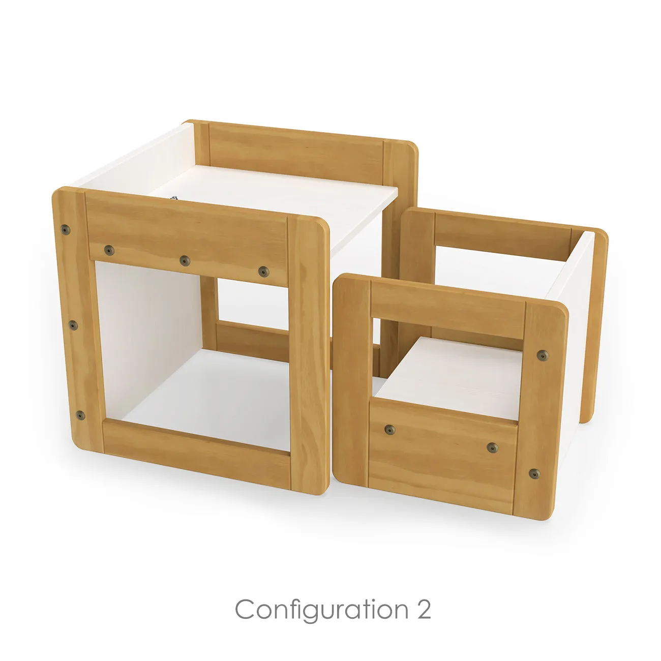 Montessori Inspired Klick Duo Desk - Natural Wood