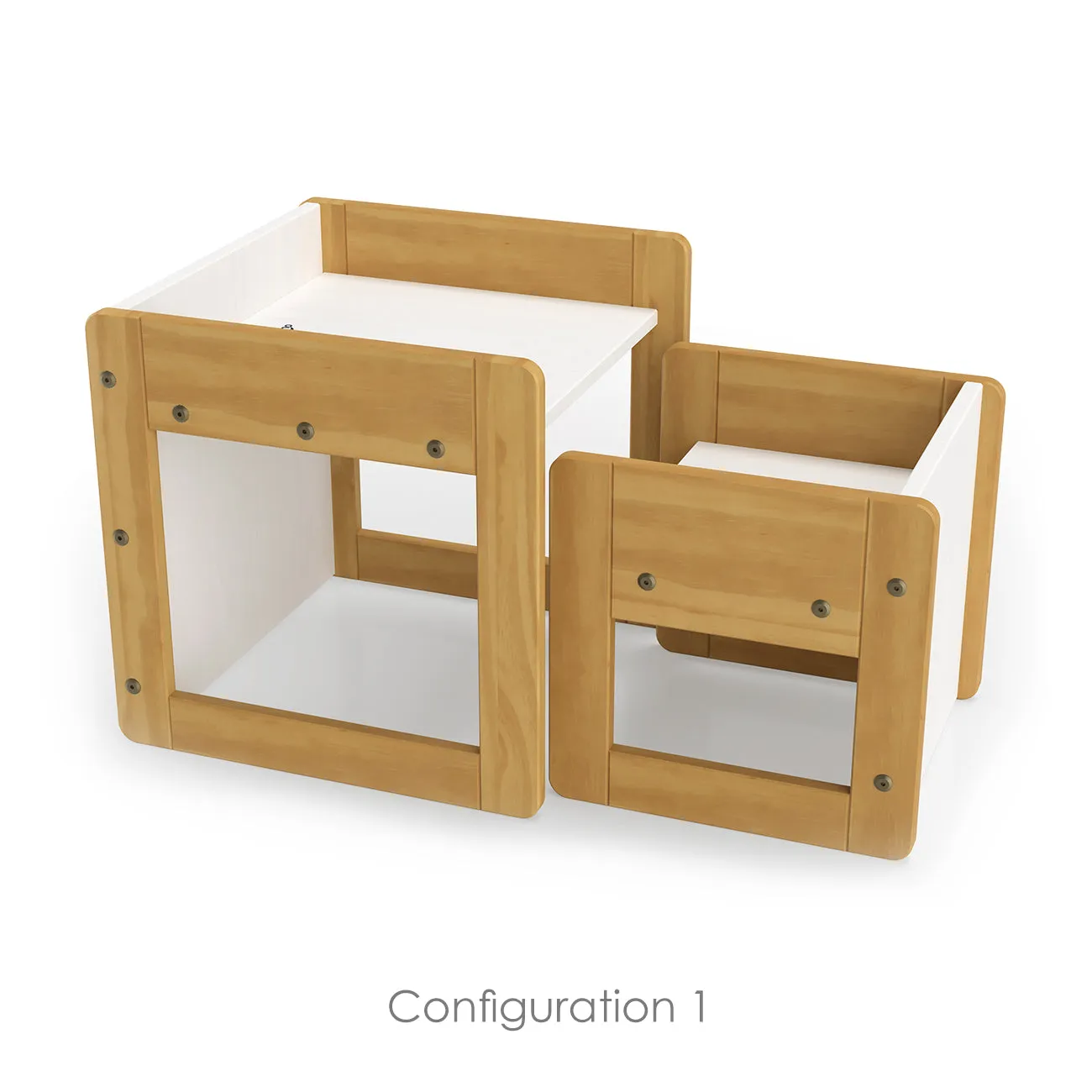 Montessori Inspired Klick Duo Desk - Natural Wood