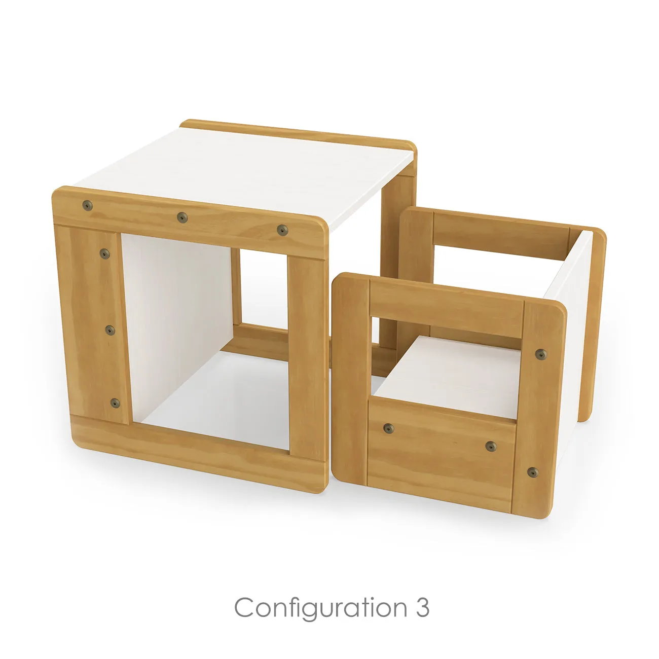 Montessori Inspired Klick Duo Desk - Natural Wood