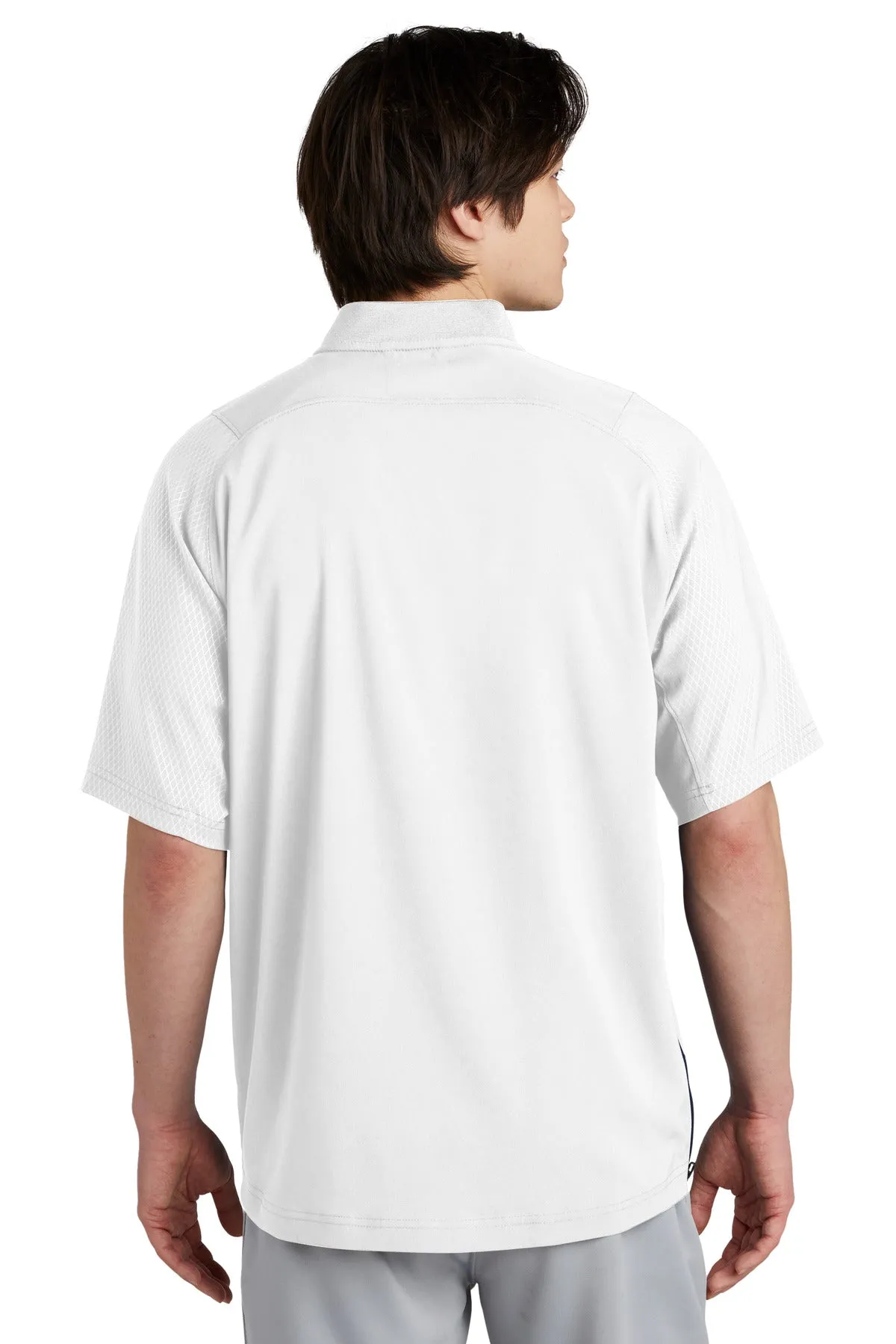 New Era Cage Short Sleeve 1/4-Zip Jacket. NEA600