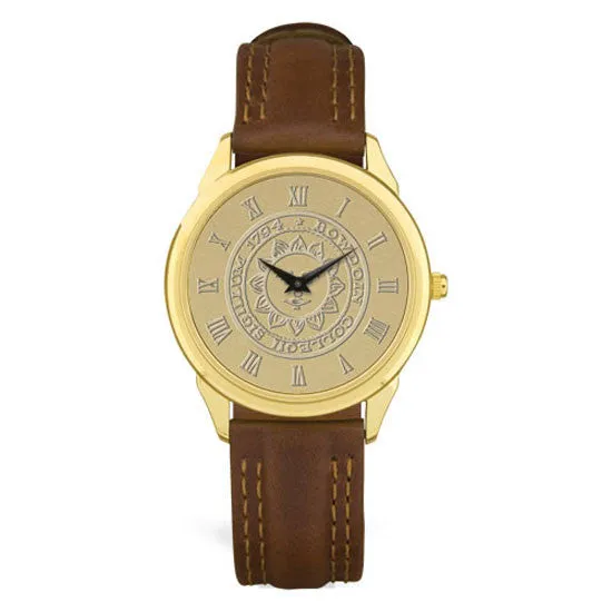 Personalized Men's Wristwatch with Leather Strap from CSI