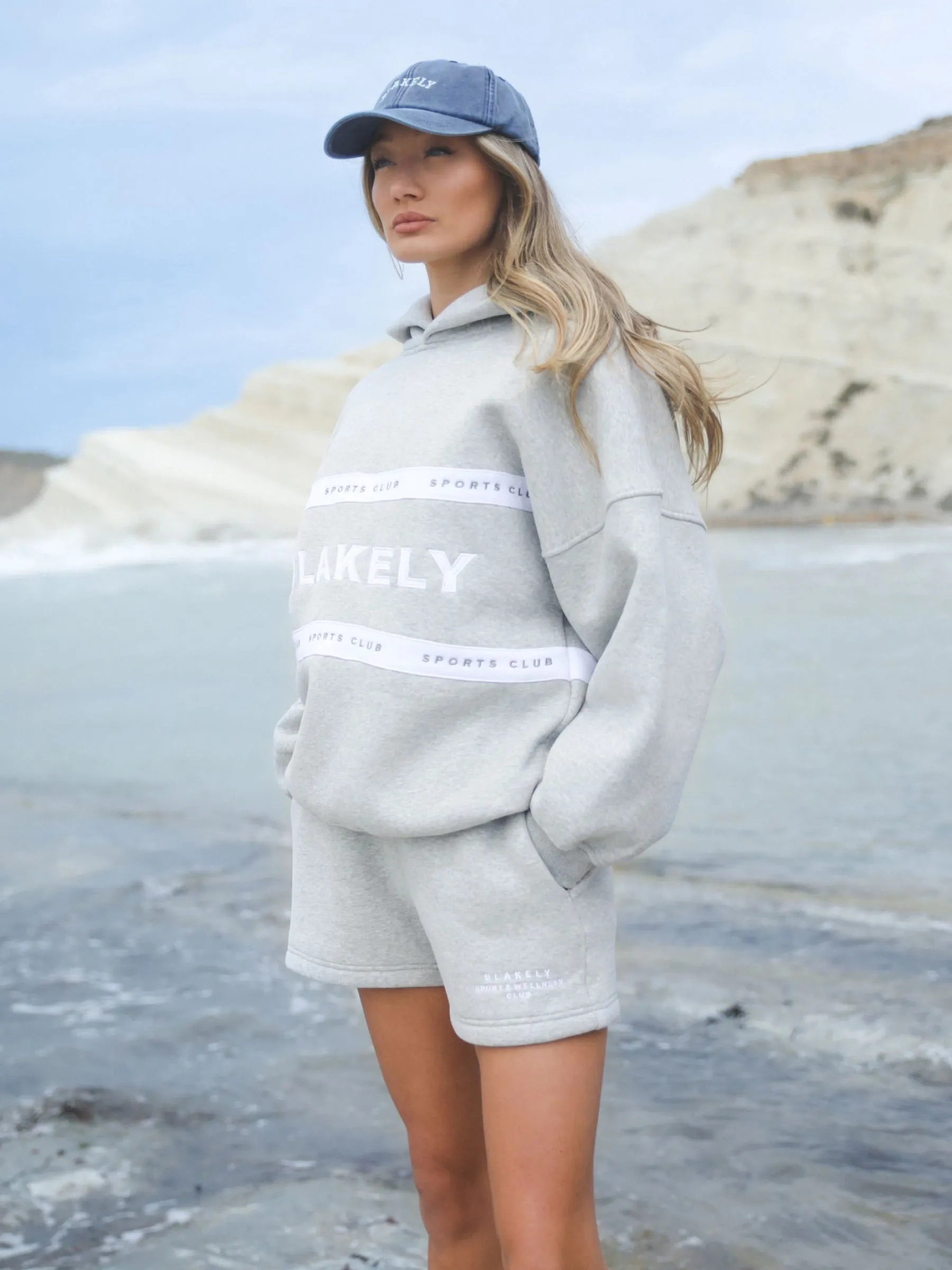 Serena Oversized Hoodie - Marl Grey