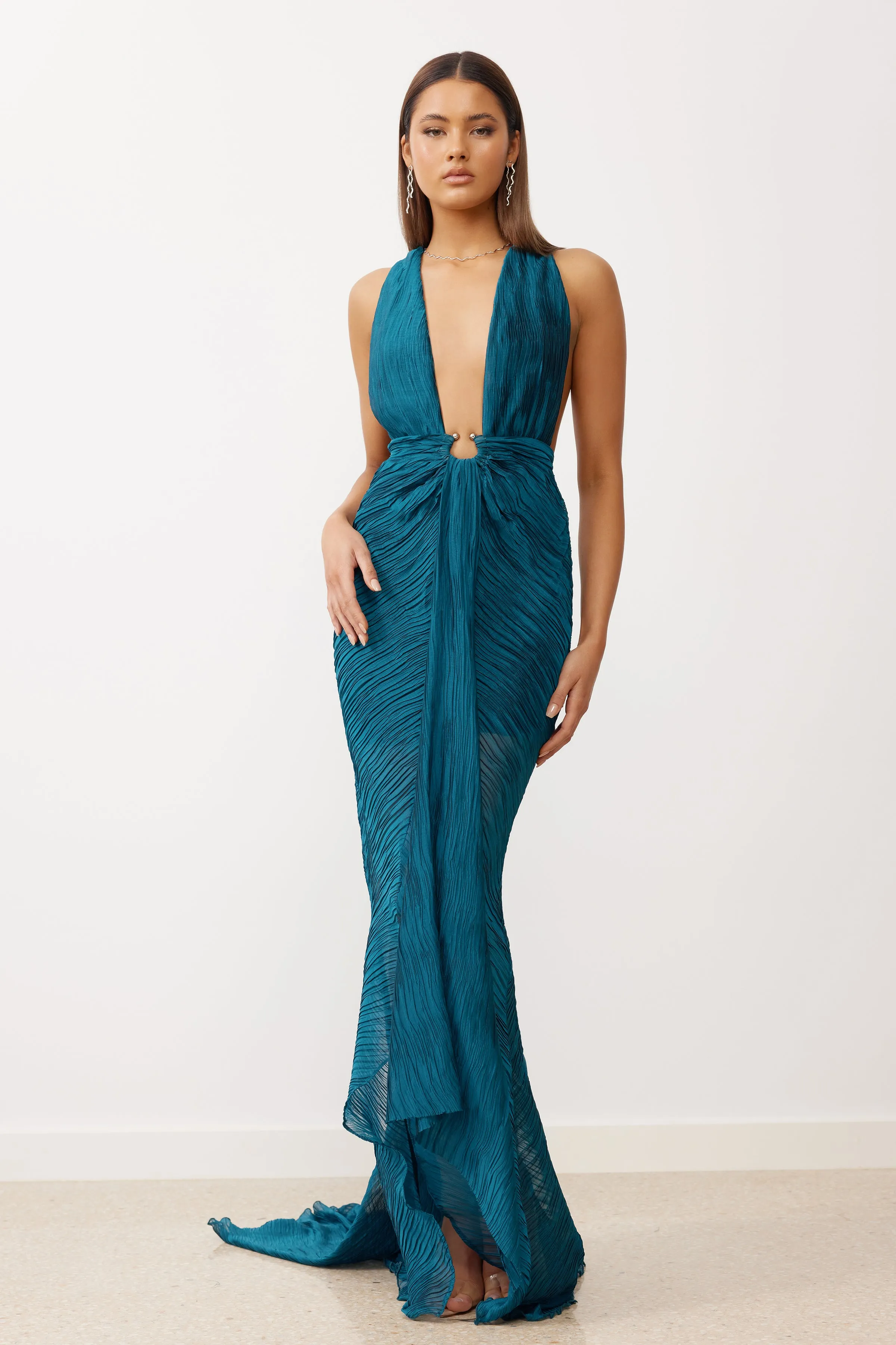 Sirena Dress Teal | Lexi