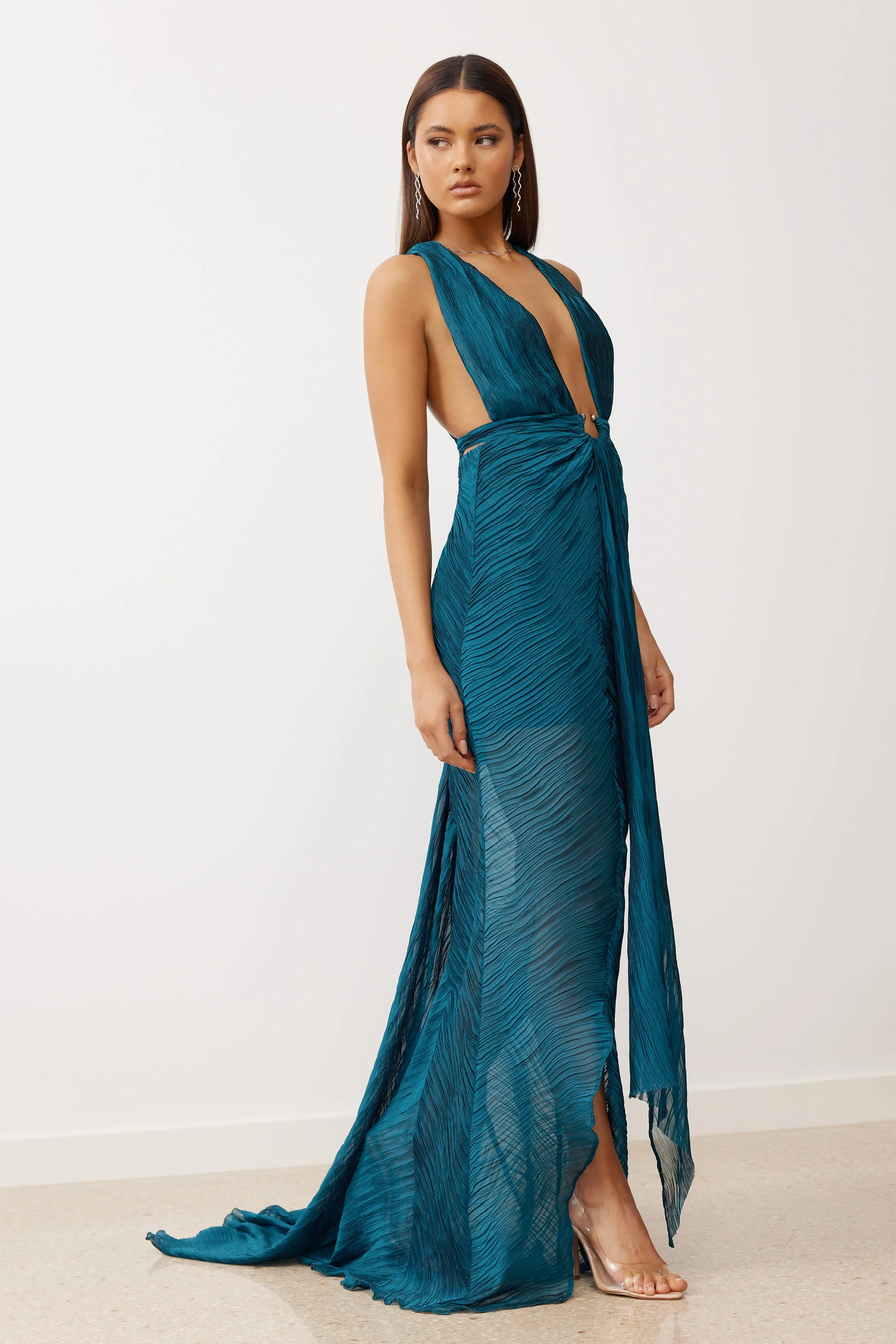 Sirena Dress Teal | Lexi