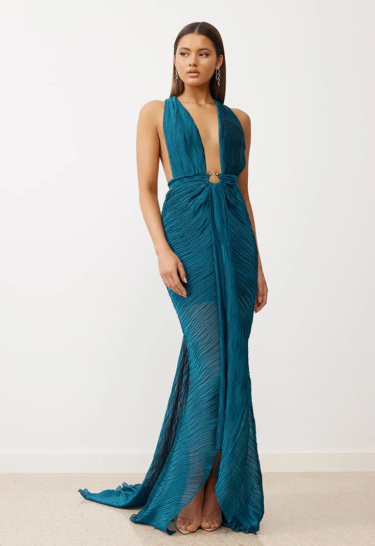 Sirena Dress Teal | Lexi