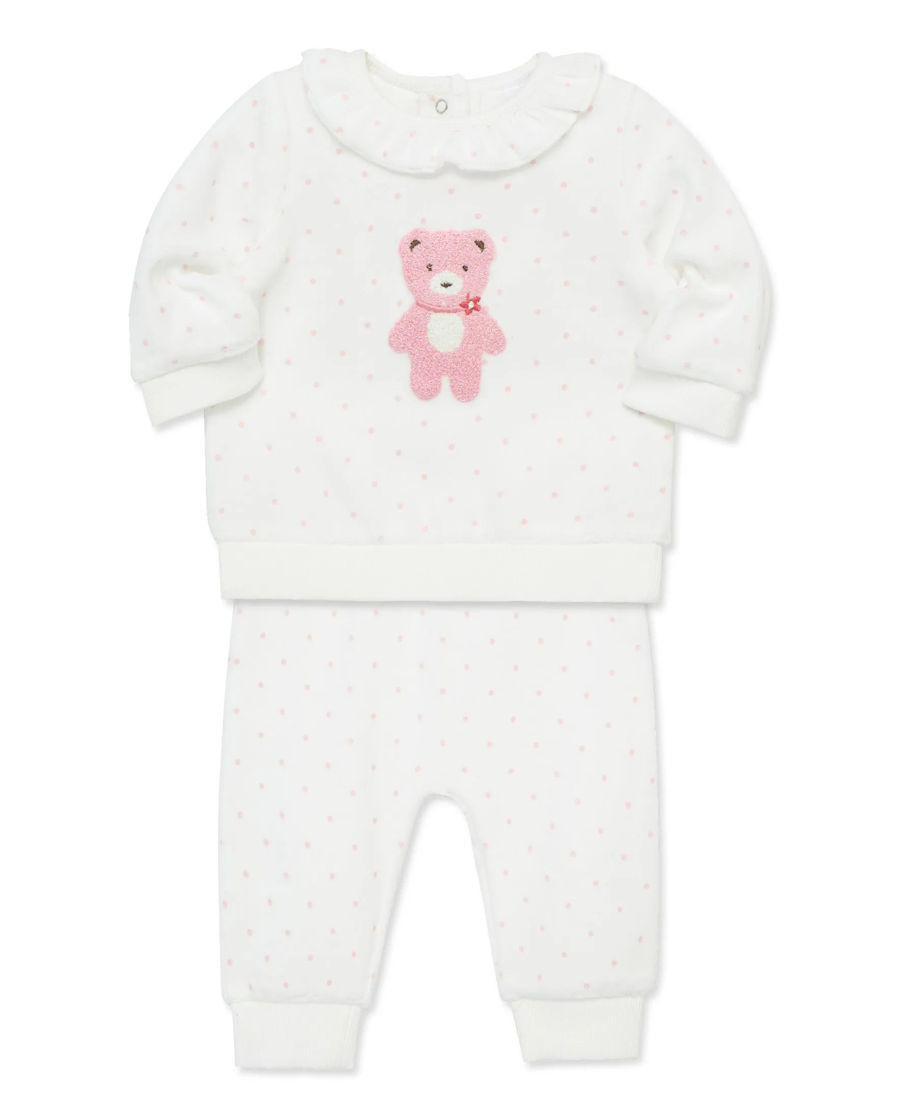 Sweet Bear Velour Pant Set