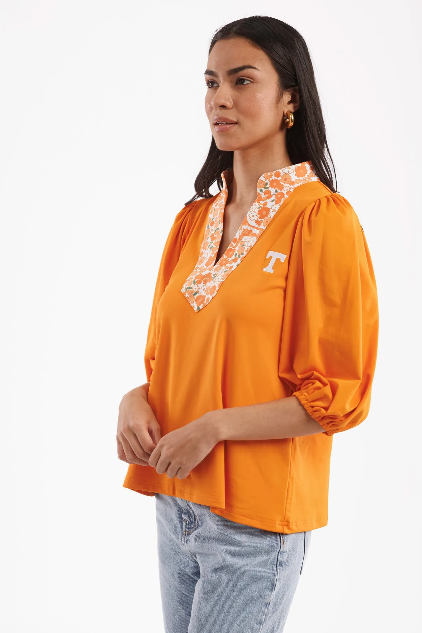 Tailgate Collection Eliza Top - Tennessee Orange