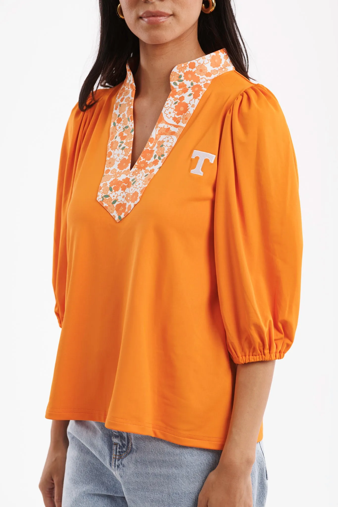 Tailgate Collection Eliza Top - Tennessee Orange