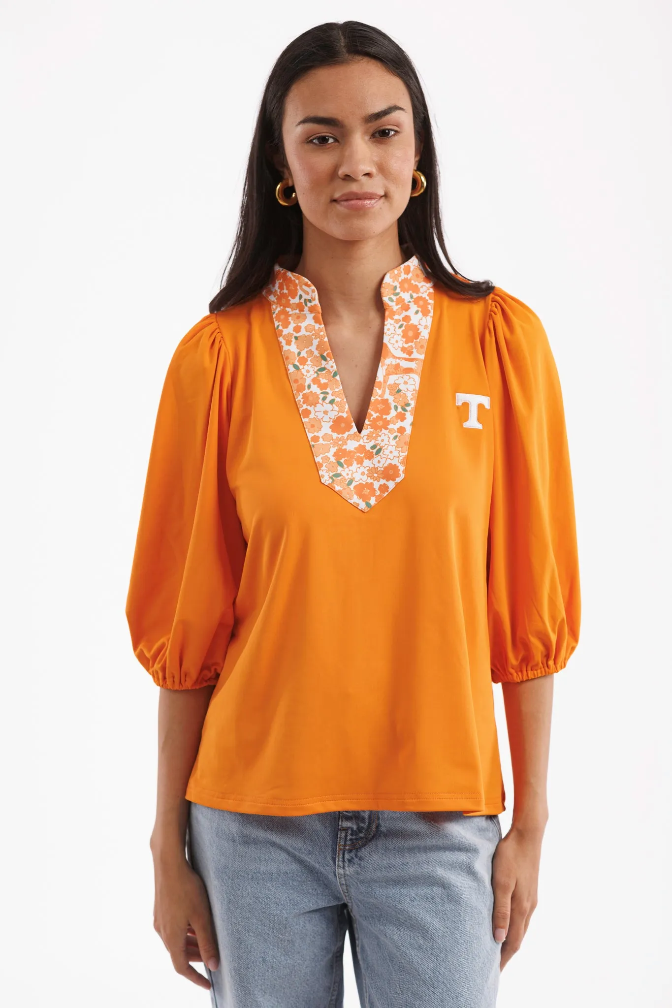 Tailgate Collection Eliza Top - Tennessee Orange