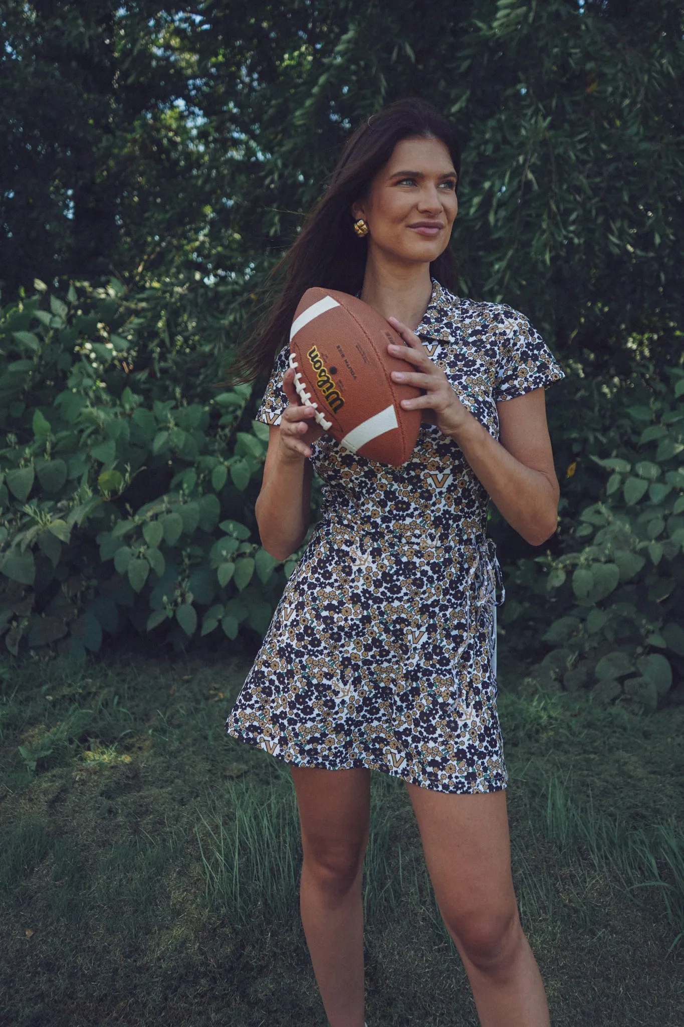 Tailgate Collection Ivy Dress - Vanderbilt Flora