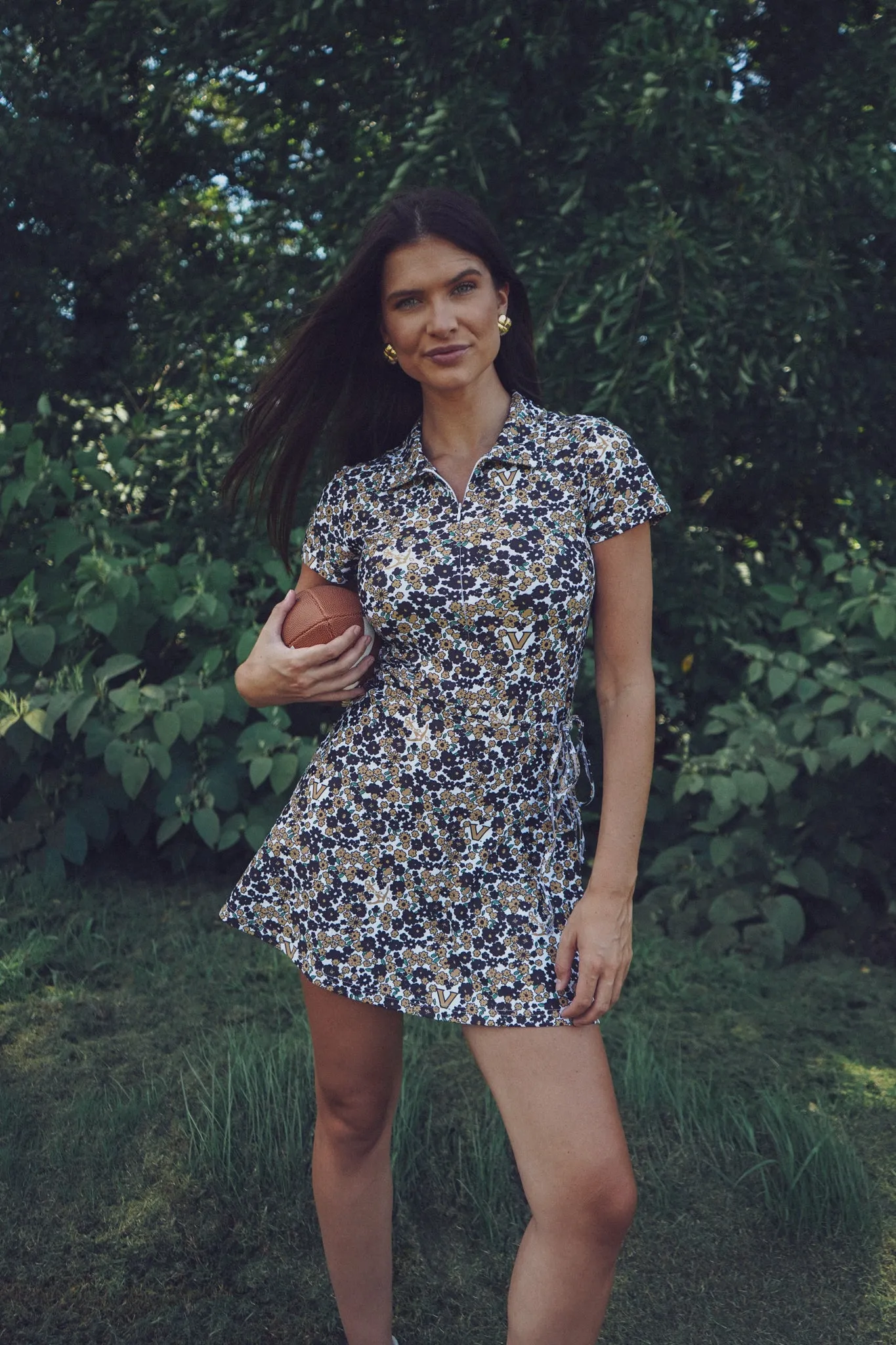 Tailgate Collection Ivy Dress - Vanderbilt Flora