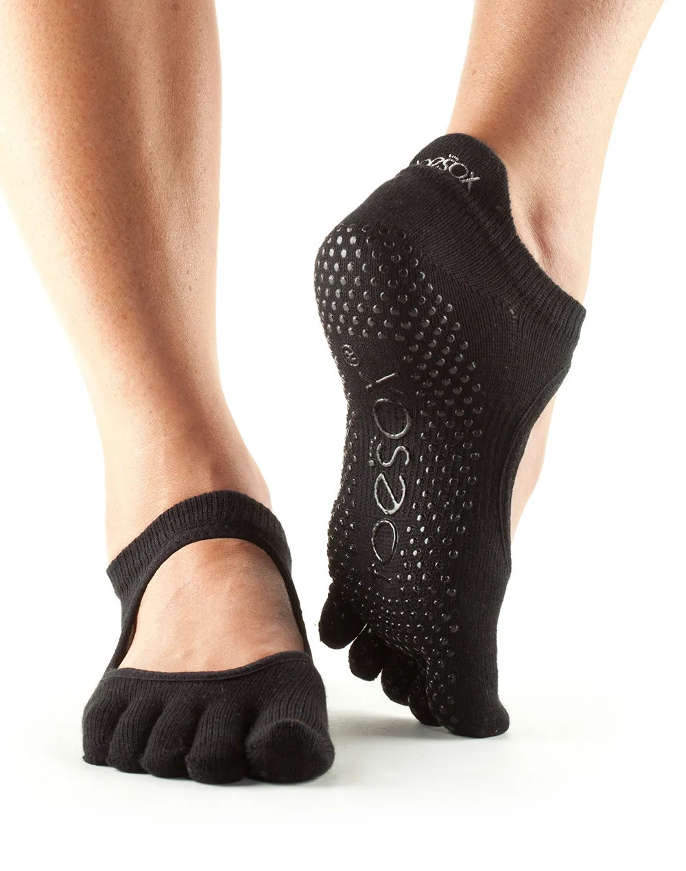 ToeSox Full Toe Bellarina - Black