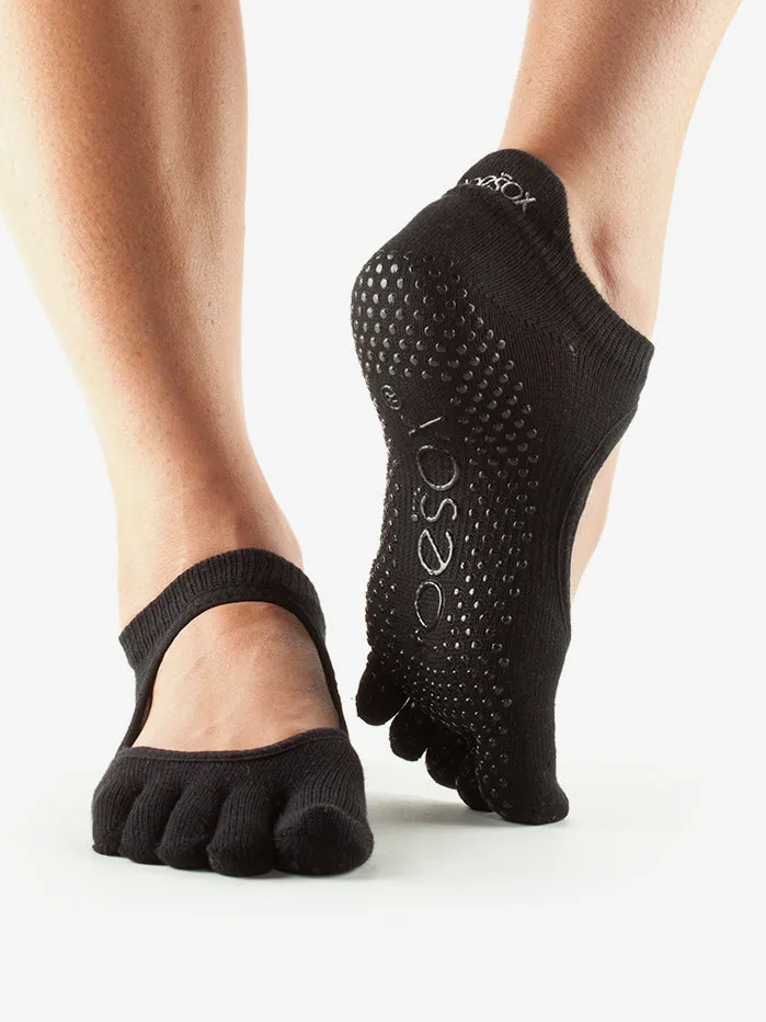 ToeSox Full Toe Bellarina - Black