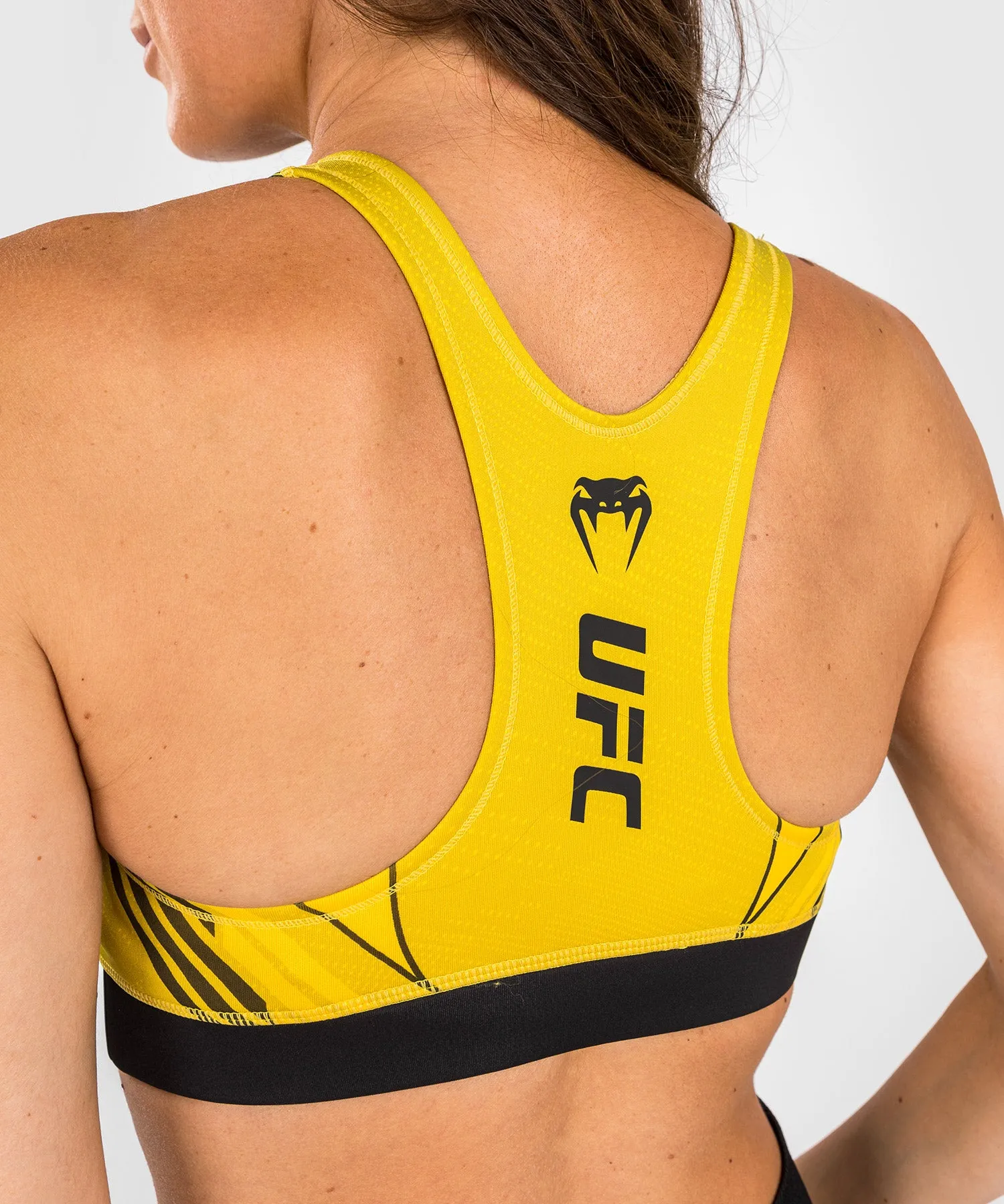 UFC Venum Authentic Fight Night 1.0 Women's Sport Bra - Yellow