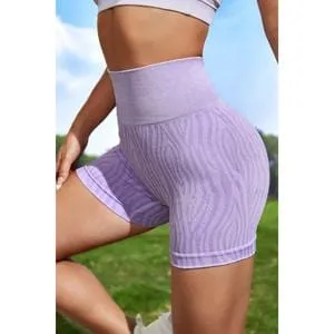 Wide Waistband Slim Fit Active Shorts