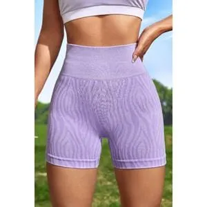 Wide Waistband Slim Fit Active Shorts