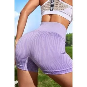 Wide Waistband Slim Fit Active Shorts