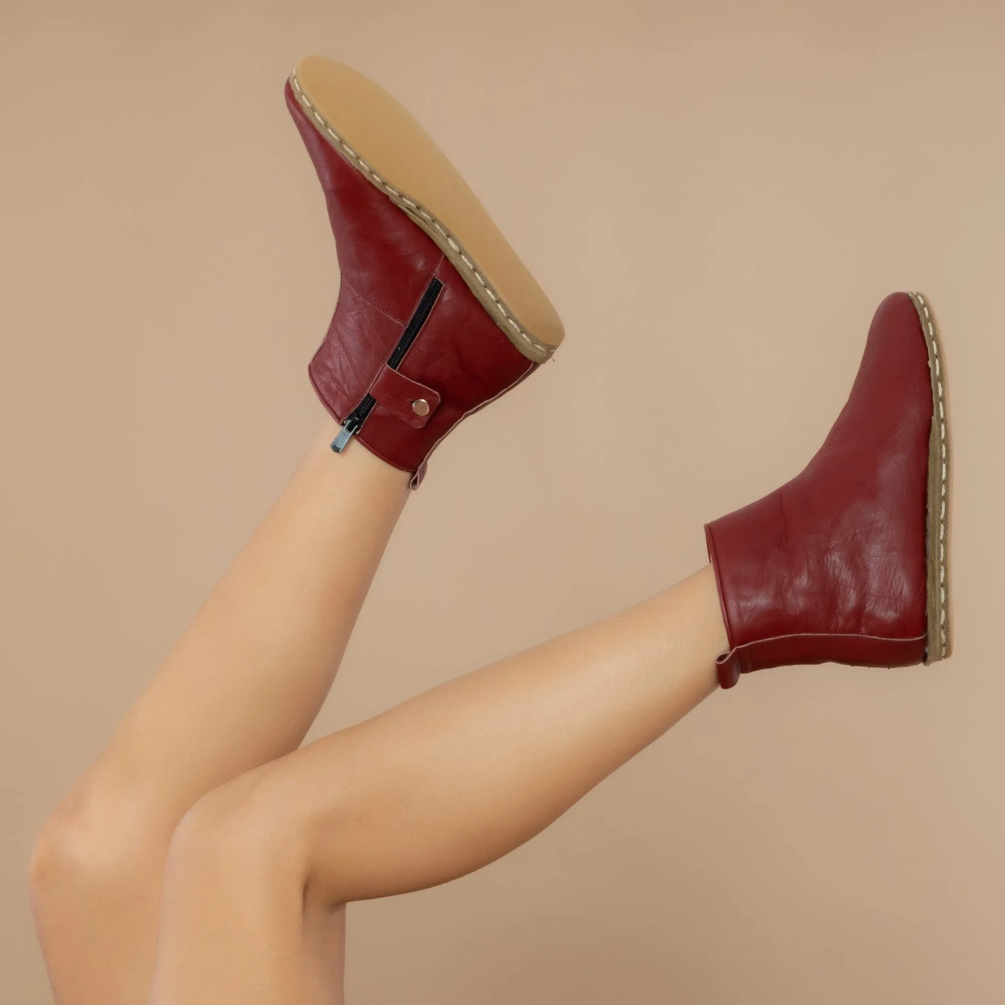 Women's Burgundy Boots