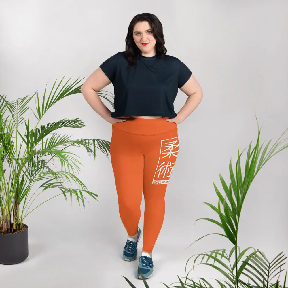 Women's Plus Size Yoga Pants Workout Leggings For Jiu Jitsu 012 - Flamingo