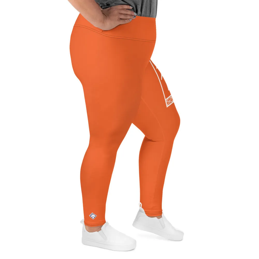 Women's Plus Size Yoga Pants Workout Leggings For Jiu Jitsu 012 - Flamingo