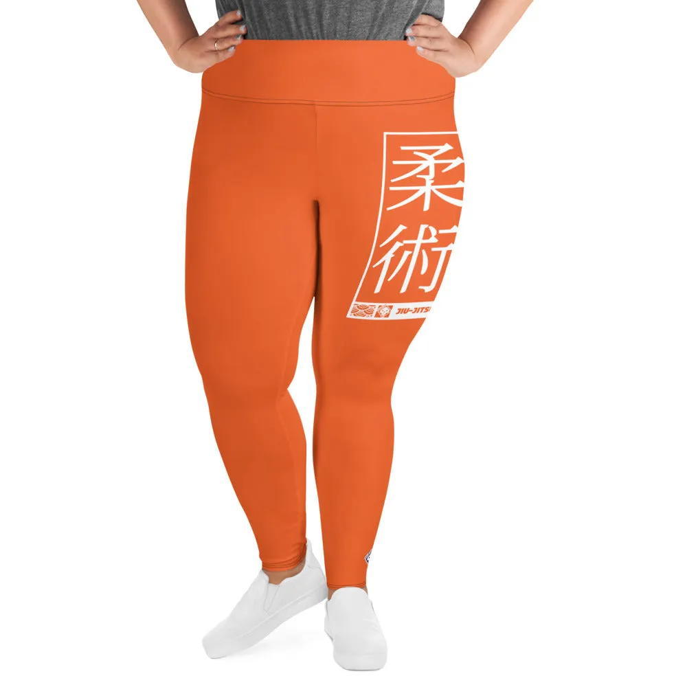 Women's Plus Size Yoga Pants Workout Leggings For Jiu Jitsu 012 - Flamingo