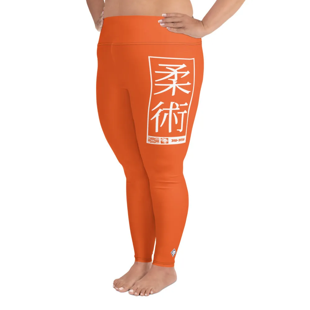 Women's Plus Size Yoga Pants Workout Leggings For Jiu Jitsu 012 - Flamingo