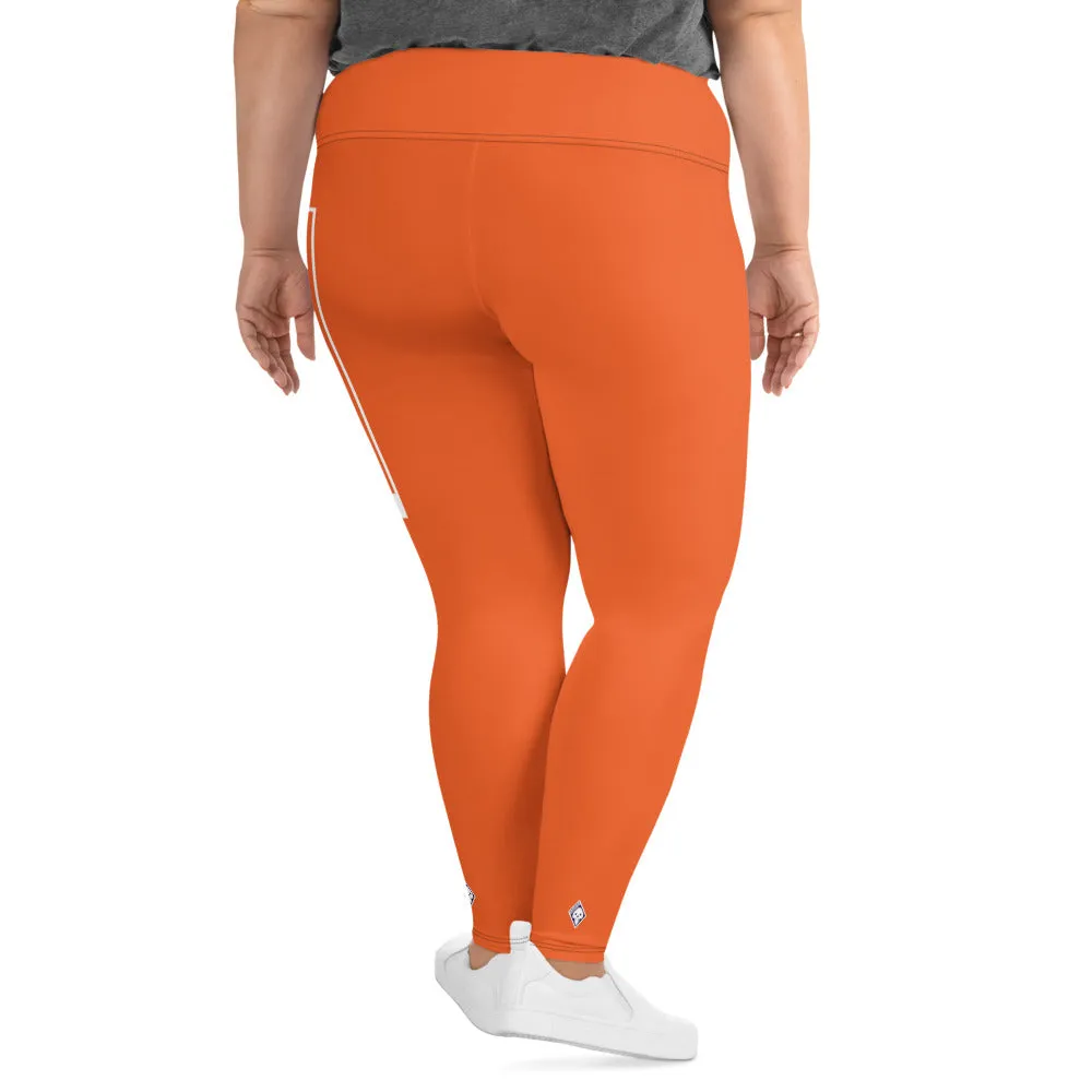 Women's Plus Size Yoga Pants Workout Leggings For Jiu Jitsu 012 - Flamingo