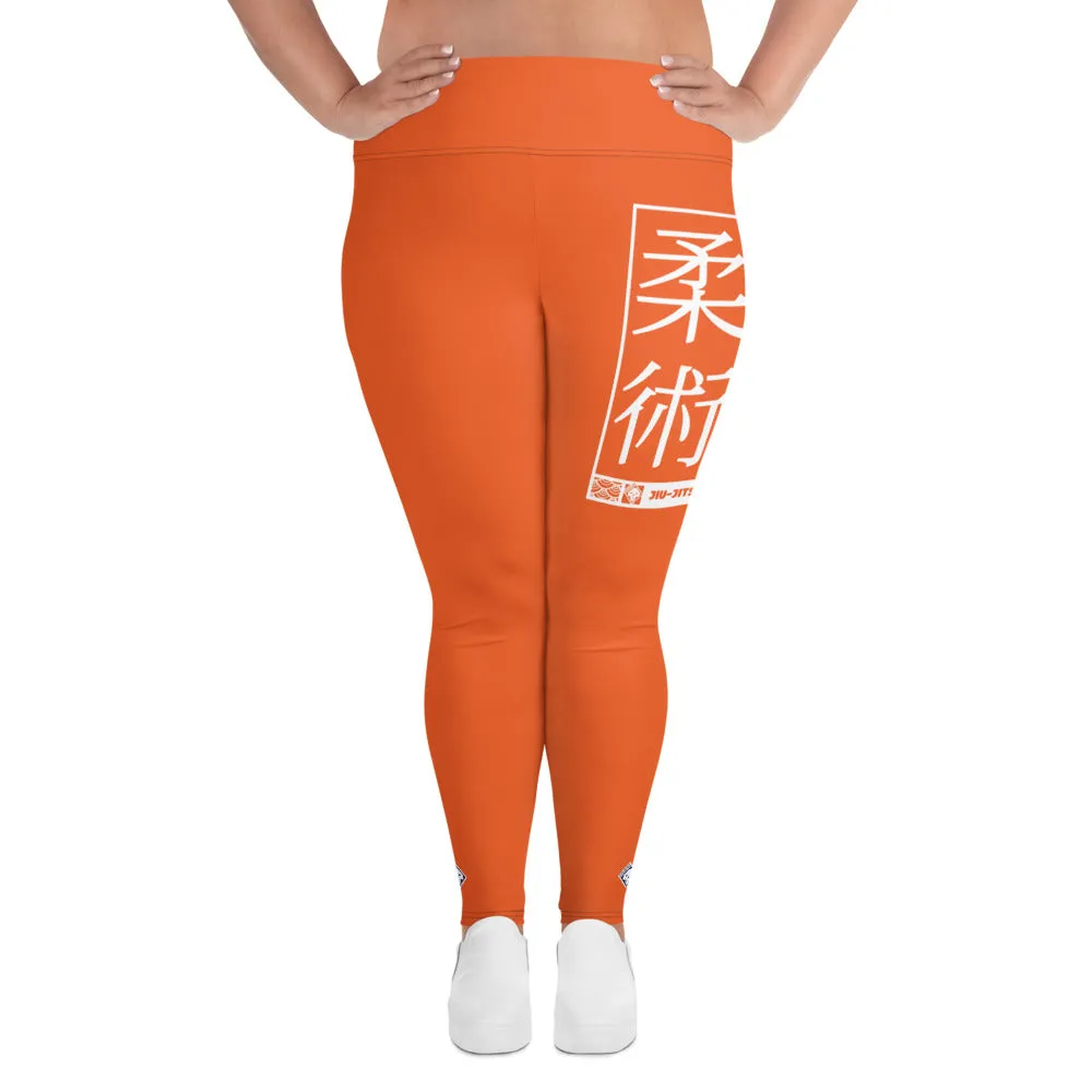 Women's Plus Size Yoga Pants Workout Leggings For Jiu Jitsu 012 - Flamingo