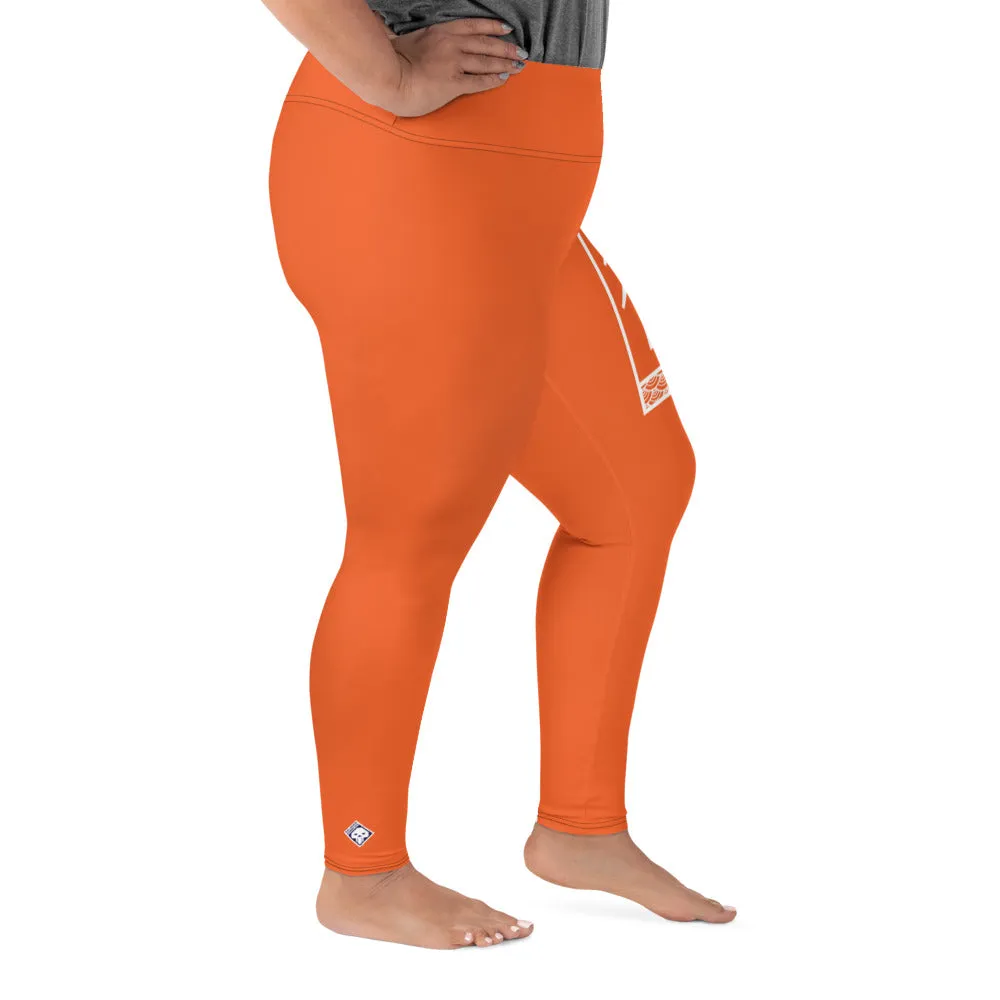 Women's Plus Size Yoga Pants Workout Leggings For Jiu Jitsu 012 - Flamingo