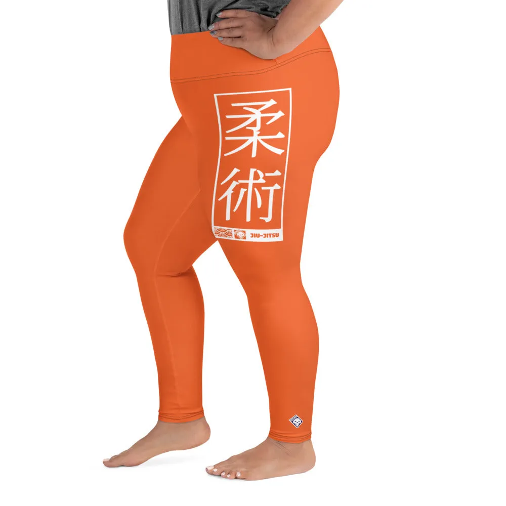 Women's Plus Size Yoga Pants Workout Leggings For Jiu Jitsu 012 - Flamingo