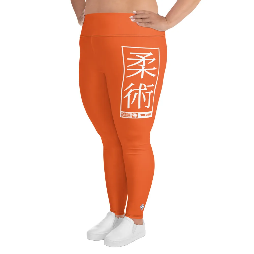 Women's Plus Size Yoga Pants Workout Leggings For Jiu Jitsu 012 - Flamingo