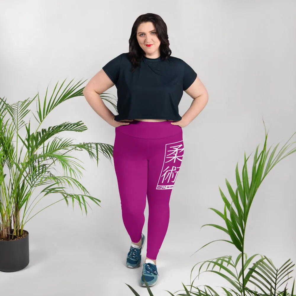 Women's Plus Size Yoga Pants Workout Leggings For Jiu Jitsu 014 - Fresh Eggplant