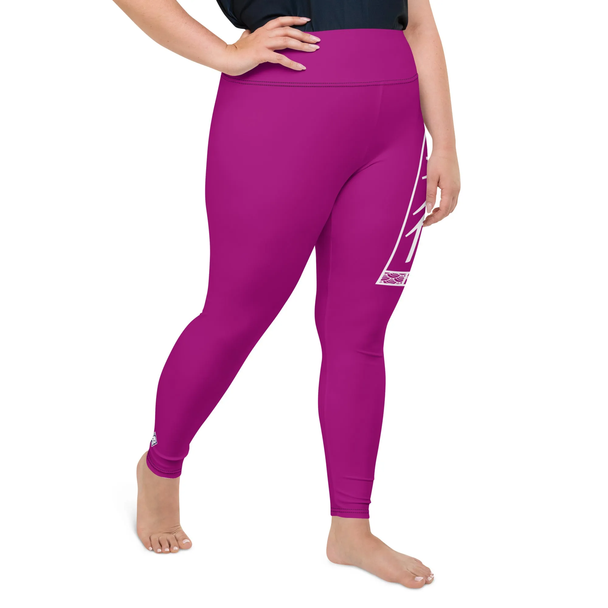 Women's Plus Size Yoga Pants Workout Leggings For Jiu Jitsu 014 - Fresh Eggplant