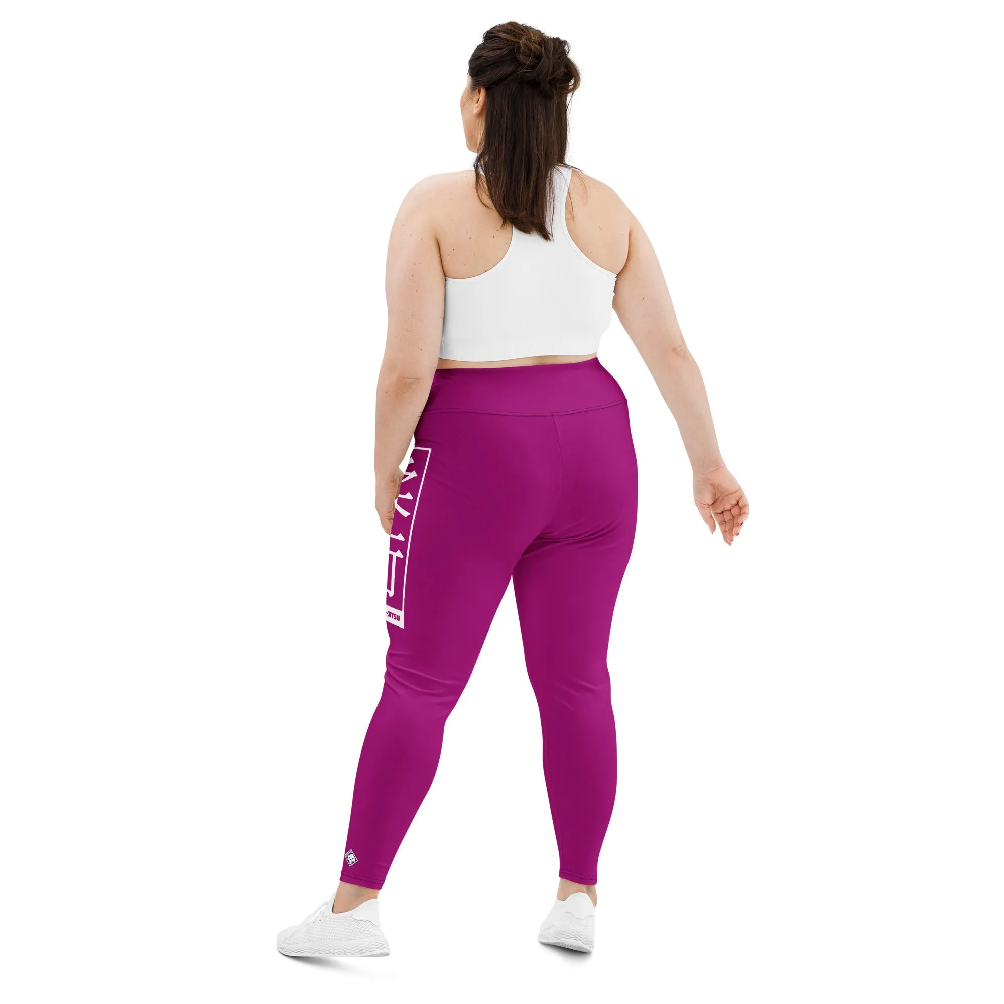 Women's Plus Size Yoga Pants Workout Leggings For Jiu Jitsu 014 - Fresh Eggplant