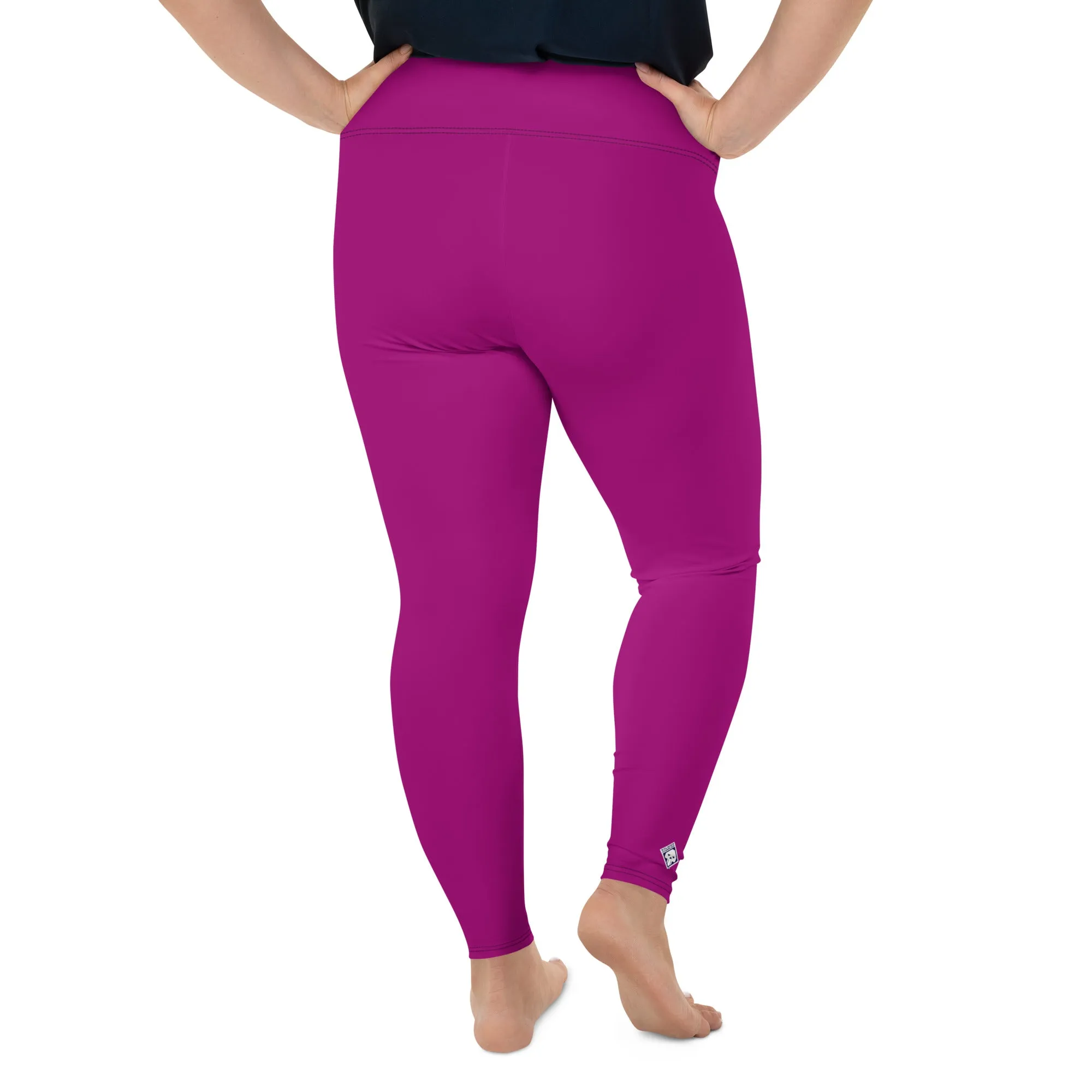 Women's Plus Size Yoga Pants Workout Leggings For Jiu Jitsu 014 - Fresh Eggplant