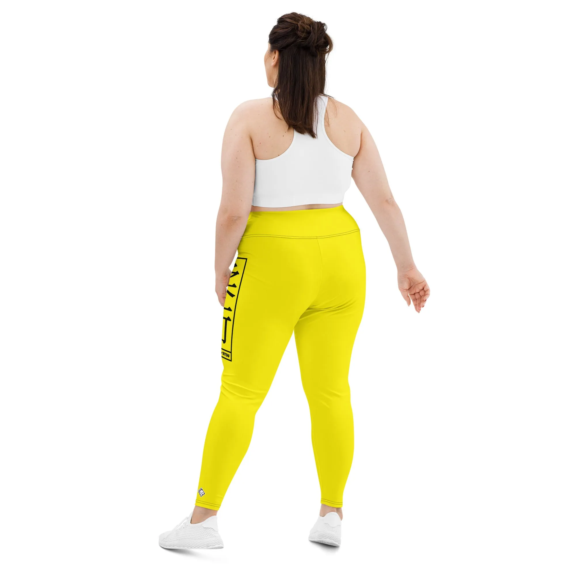 Women's Plus Size Yoga Pants Workout Leggings For Jiu Jitsu 017 - Golden Sun