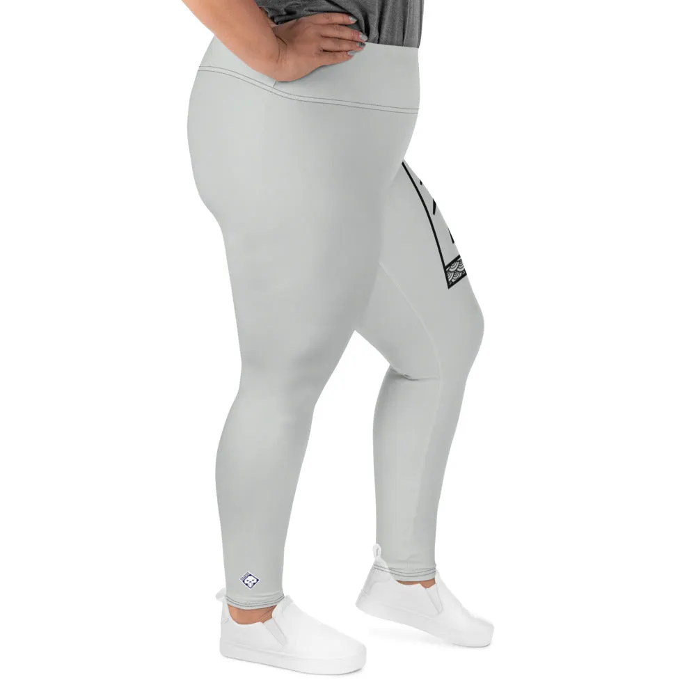 Women's Plus Size Yoga Pants Workout Leggings For Jiu Jitsu 018 - Smoke