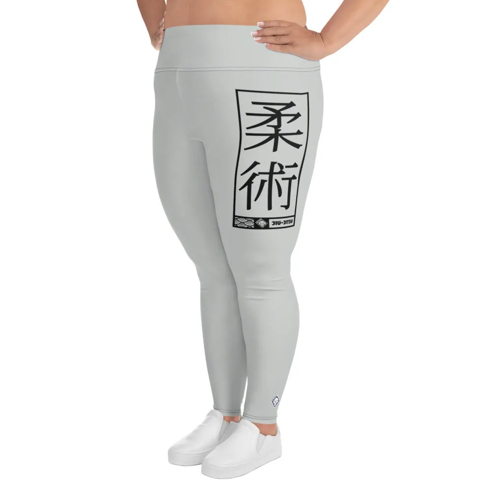 Women's Plus Size Yoga Pants Workout Leggings For Jiu Jitsu 018 - Smoke