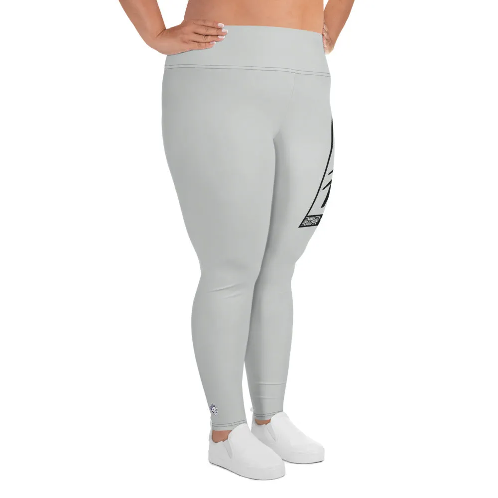 Women's Plus Size Yoga Pants Workout Leggings For Jiu Jitsu 018 - Smoke