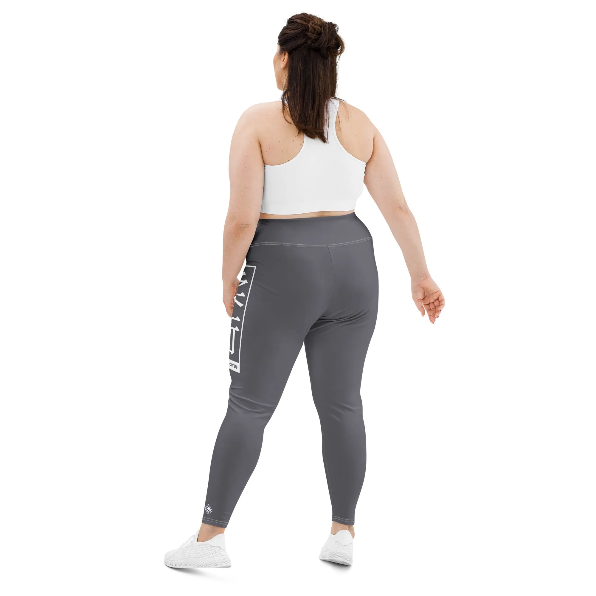 Women's Plus Size Yoga Pants Workout Leggings For Jiu Jitsu 019 - Charcoal