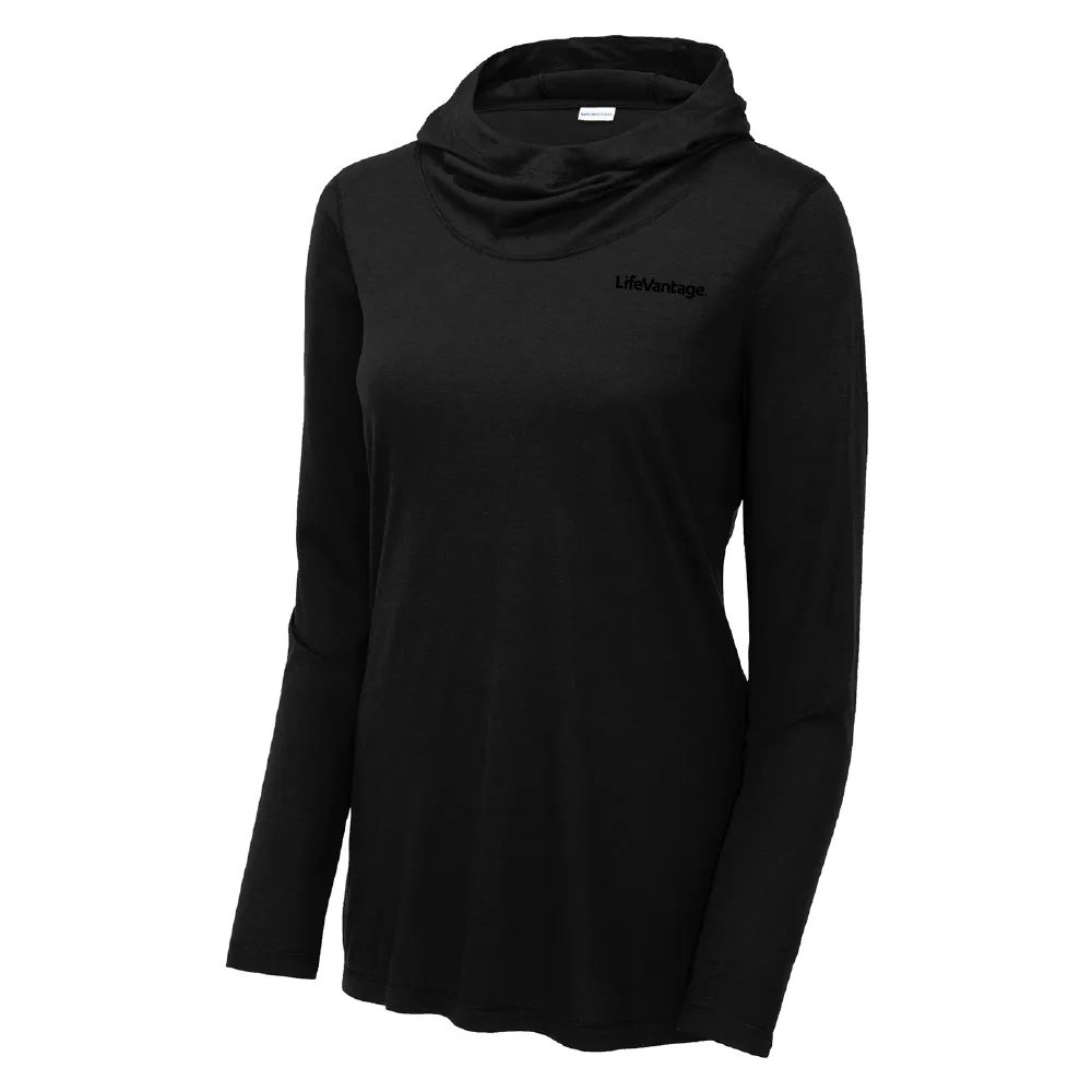 Women's Sport-Tek Tri-Blend Wicking LS Hoodie